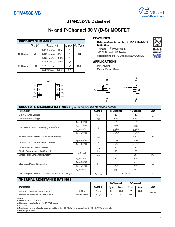STM4532 Datasheet Preview