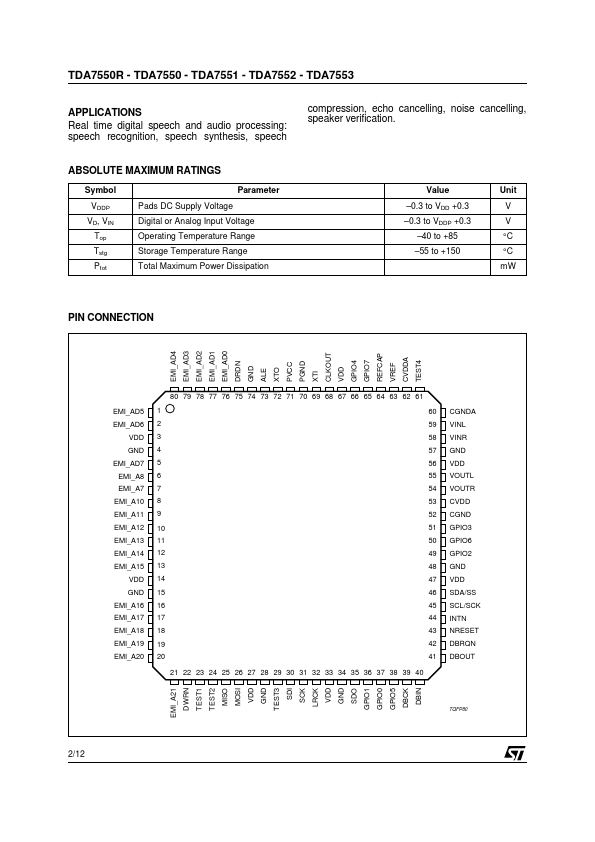 TDA7550