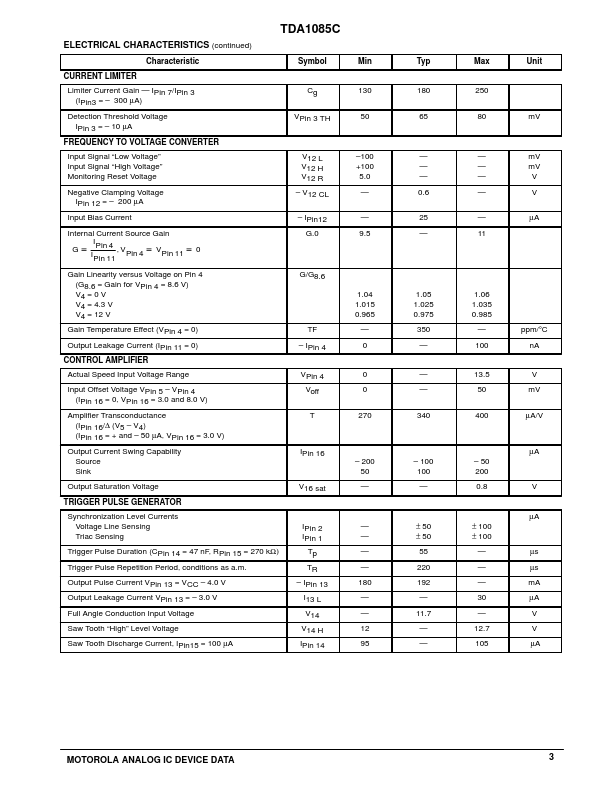 TDA1085C