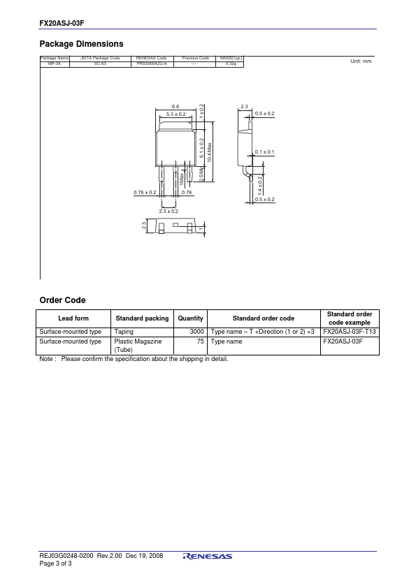 FX20ASJ-03F