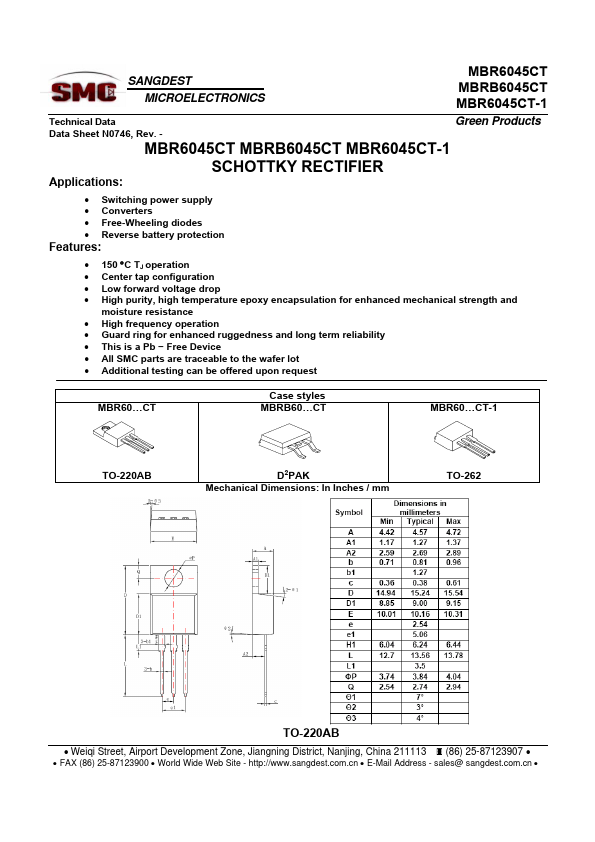 MBR6045CT