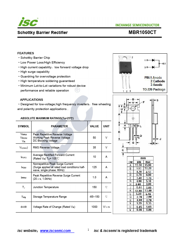 MBR1050CT