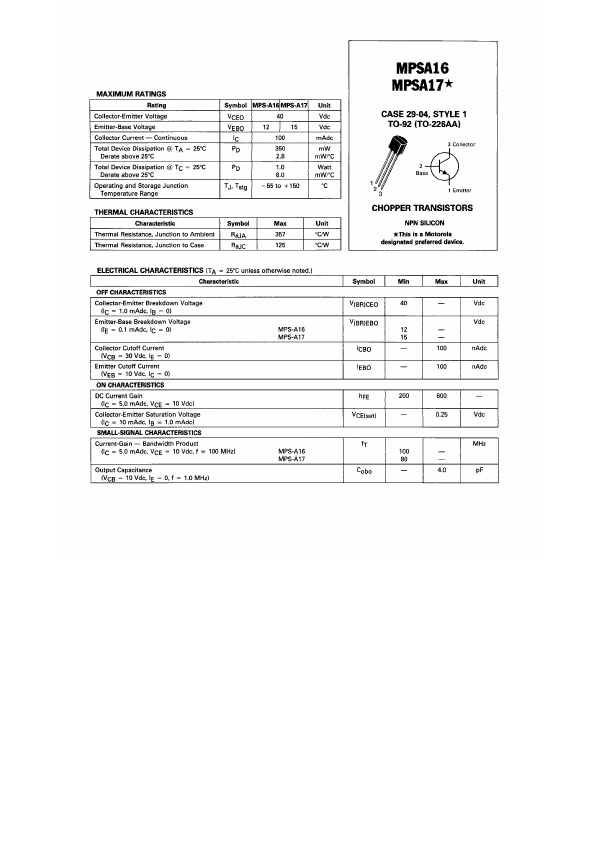 MPSA16