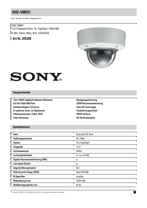 SNC-VM631