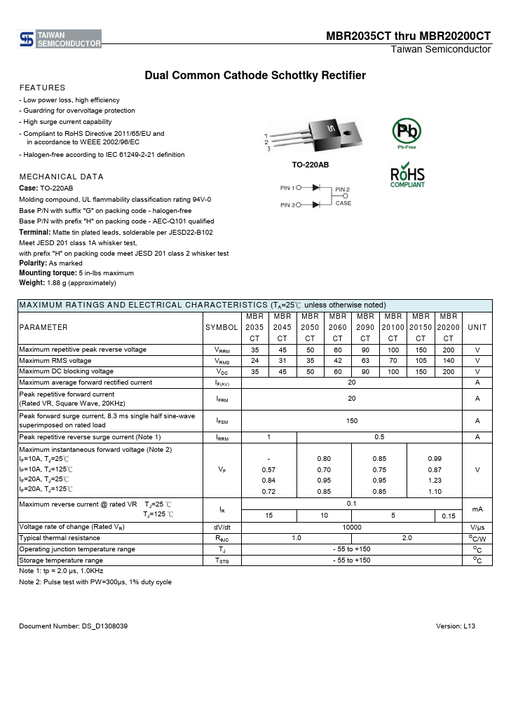 MBR2050CT