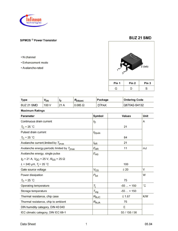 BUZ21SMD