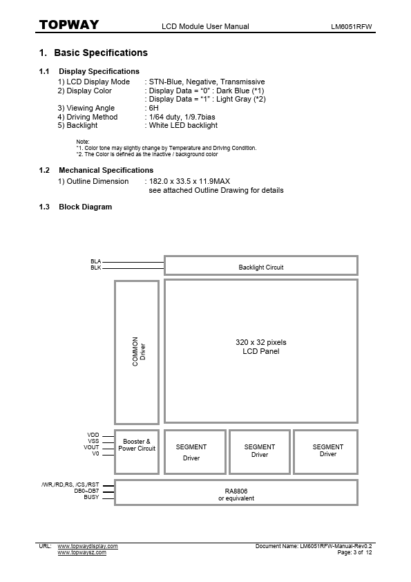 LM6051RFW