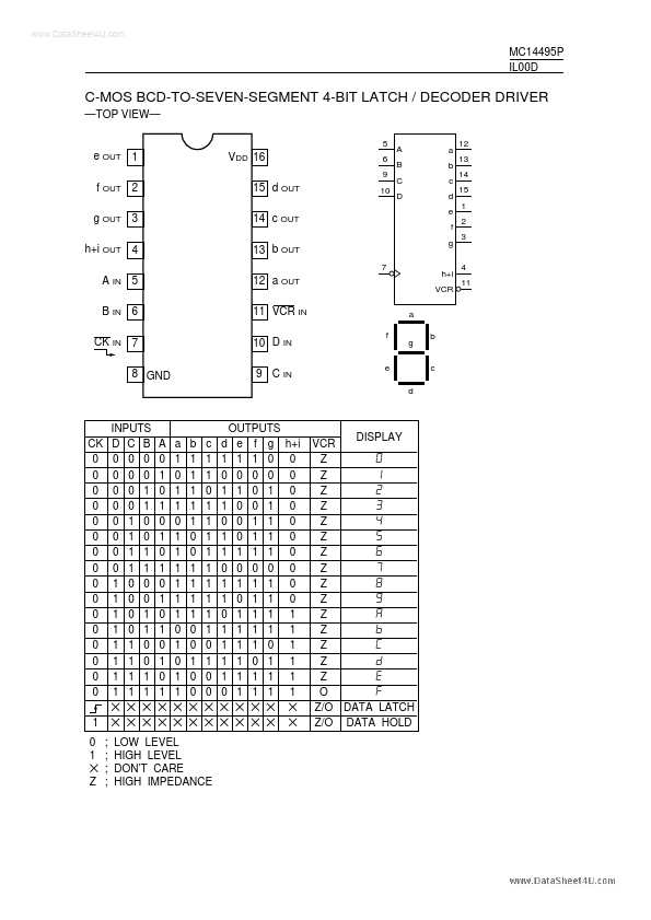 MC14495P