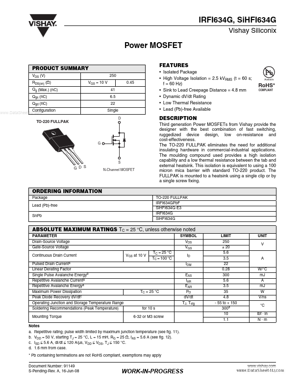 SiHFI634G