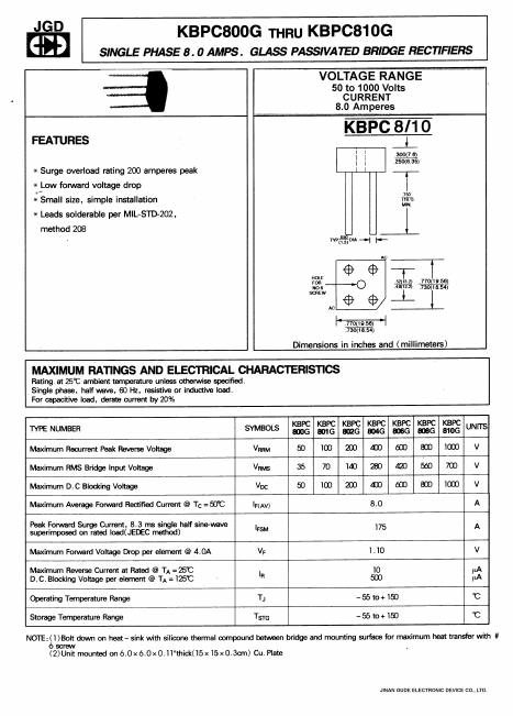 KBPC802G