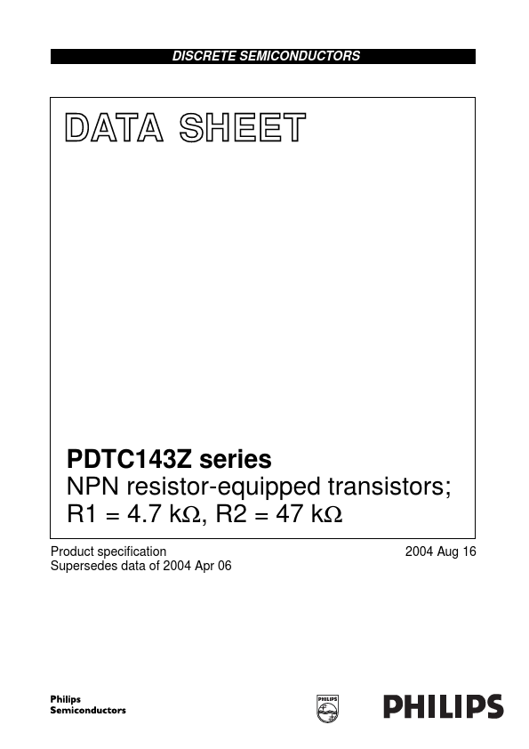 PDTC143ZS