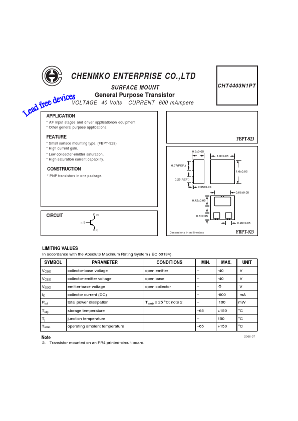 CHT4403N1PT