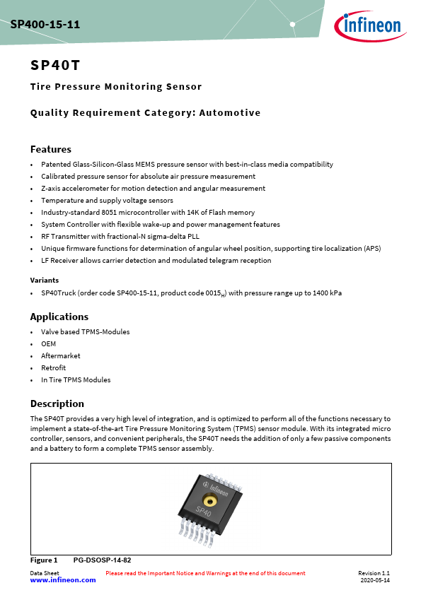 SP40T Datasheet Preview