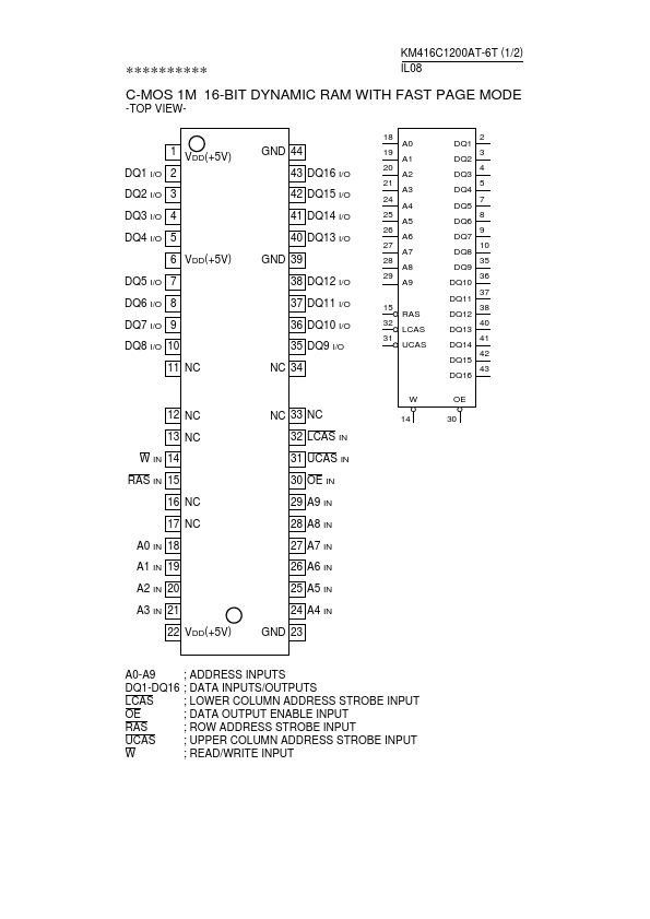 KM416C1200AT-6T