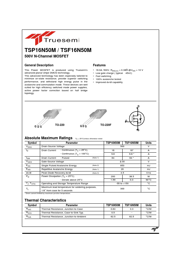 TSP16N50M